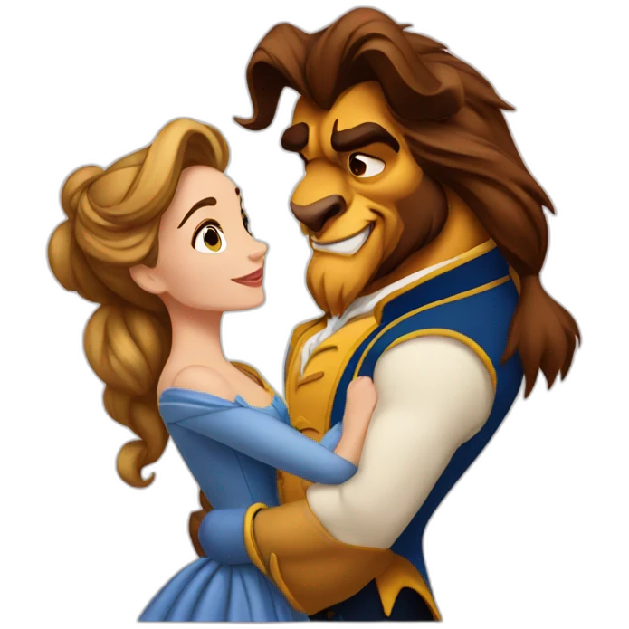 the beauty and the beast emoji