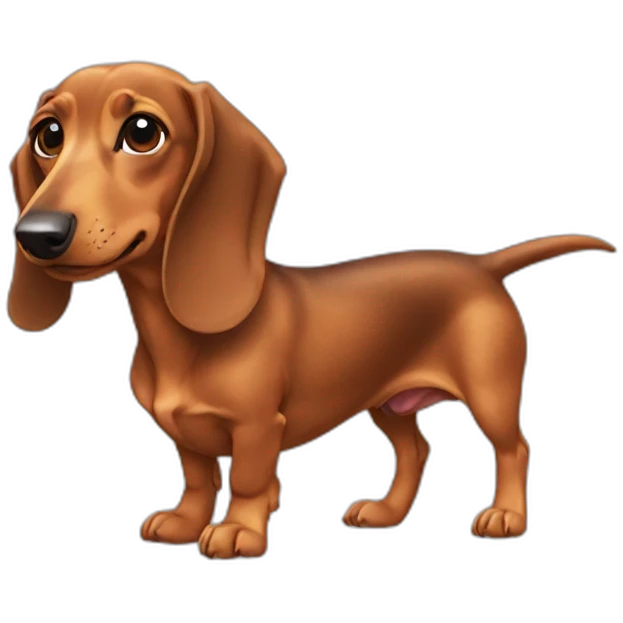 Dachshund named daisy emoji