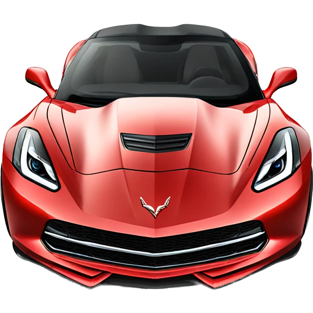 Red corvette emoji