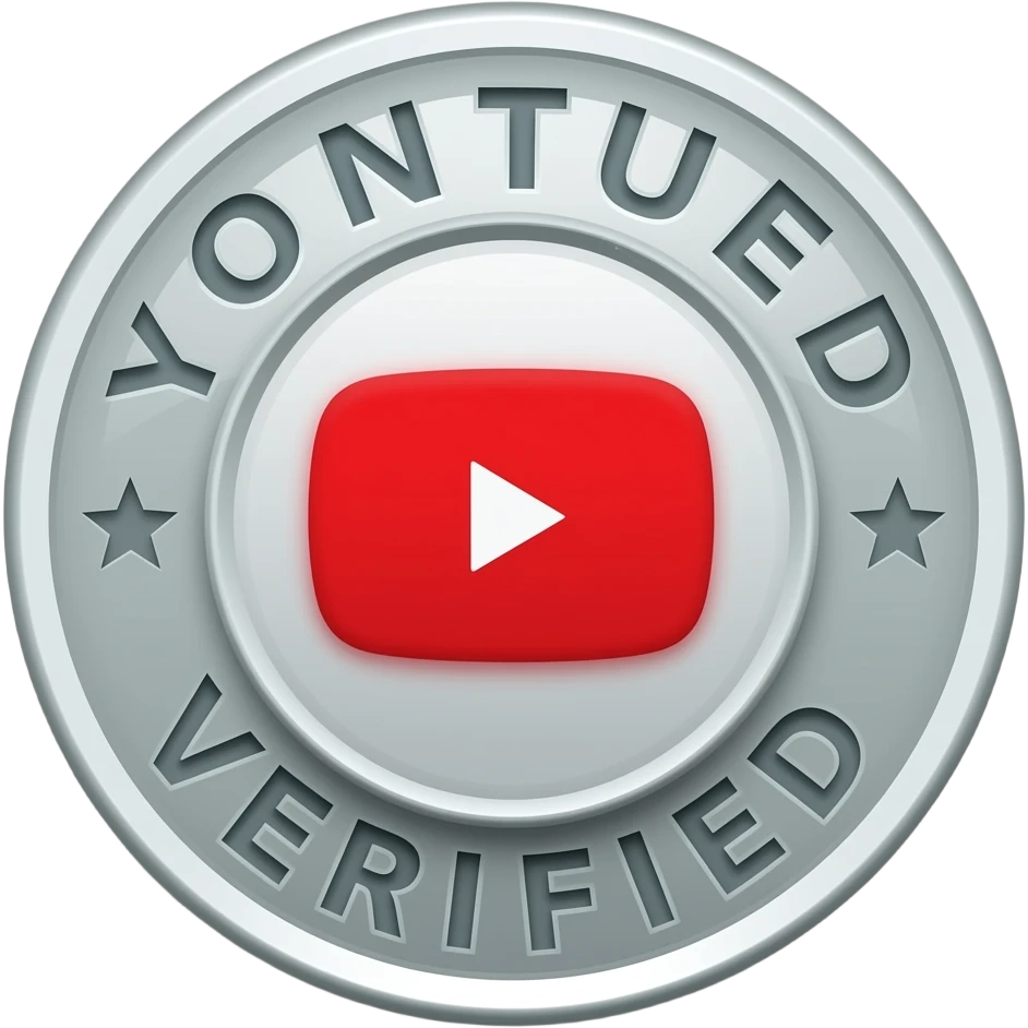 Verified emoji for youtube make it grey and circle and make it exactly like the youtube verified one emoji