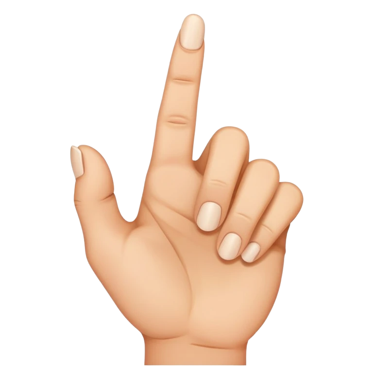 Middle finger emoji