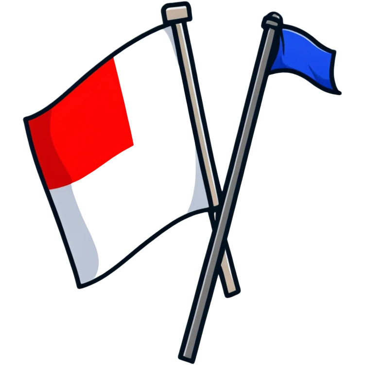 French flag with prohibition sign on top, intact flag emoji
