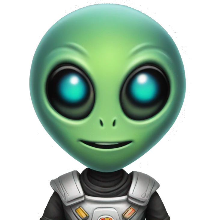 an alien says hello with the words seekers alliance on it emoji