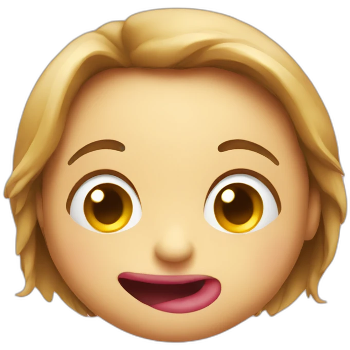 Smiley biting lip looking shy emoji