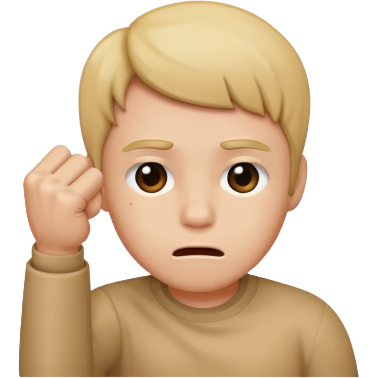 😭emoji with fist up to mouth emoji