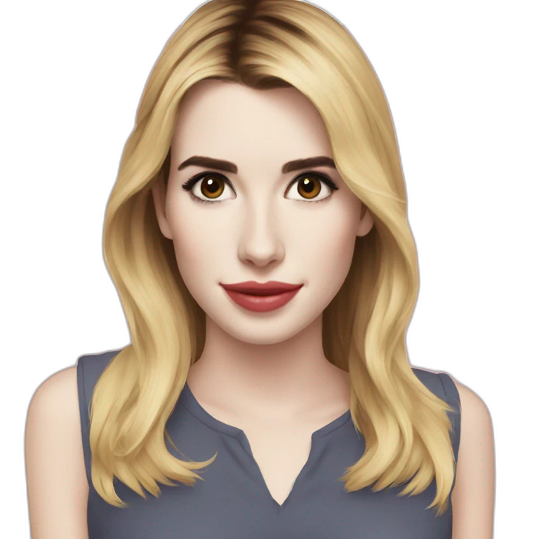 Emma Roberts emoji