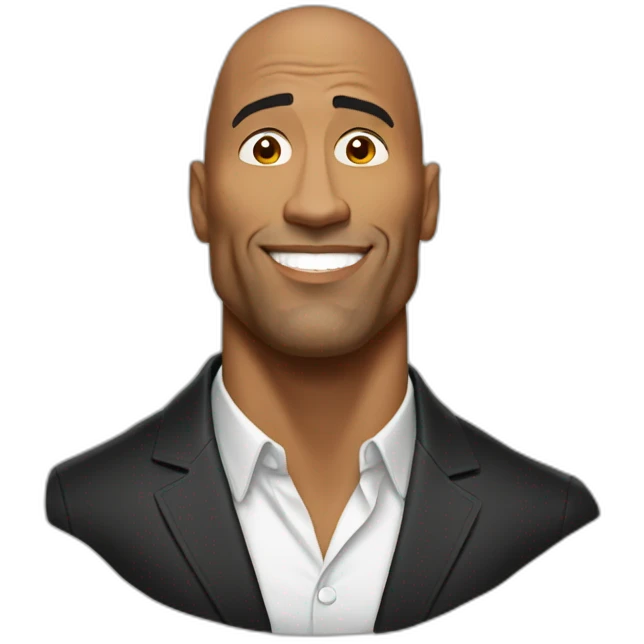 The rock sus emoji