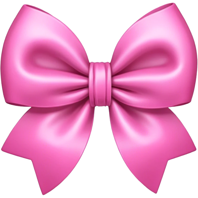Pink bow emoji