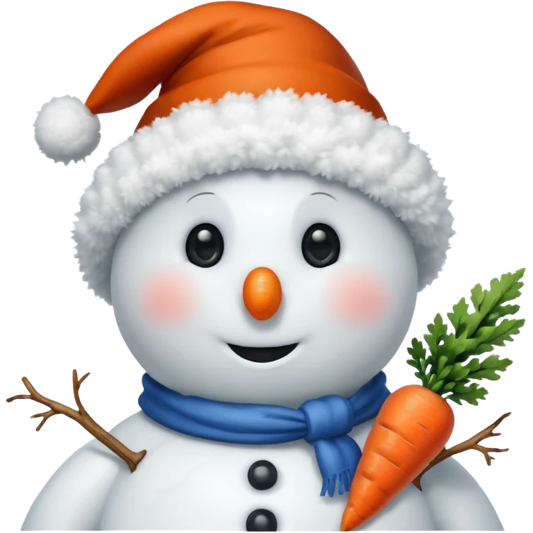 snowmen wearing cap  emoji