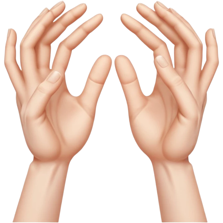 two hands gesturing a strangle motion with no person included  emoji