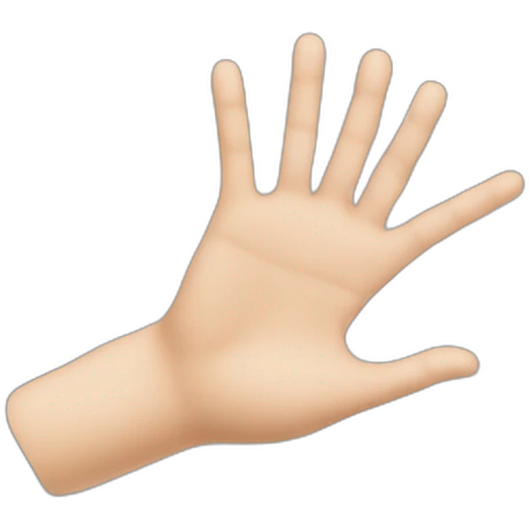 hand-signature emoji