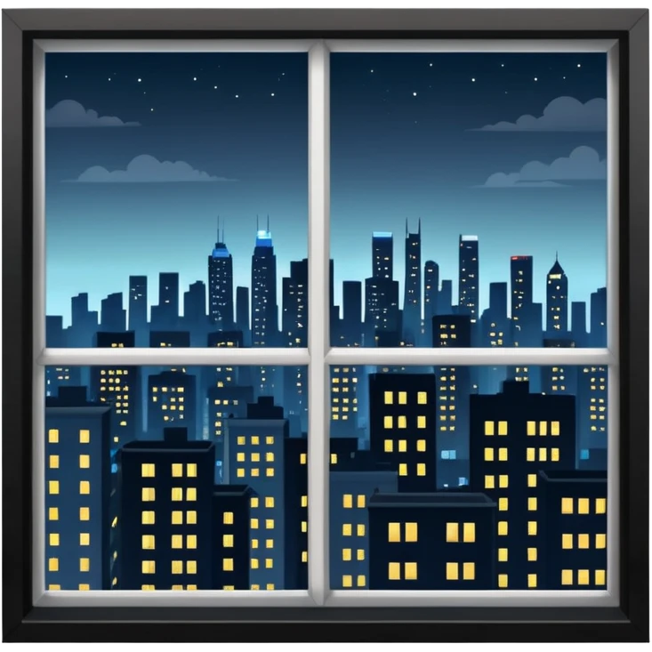 из окна видно emoji