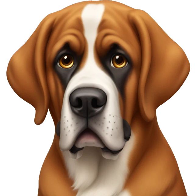 St. Bernard and vizsla emoji