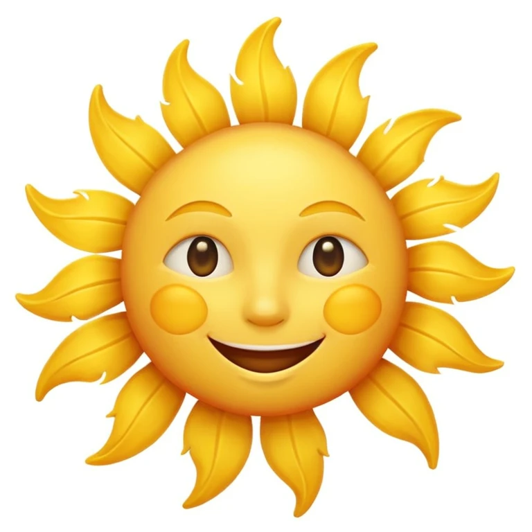 smiling sun emoji