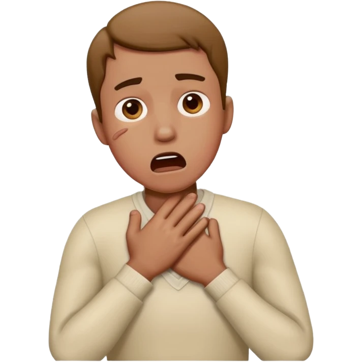 chocking man emoji