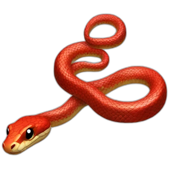 snake red emoji