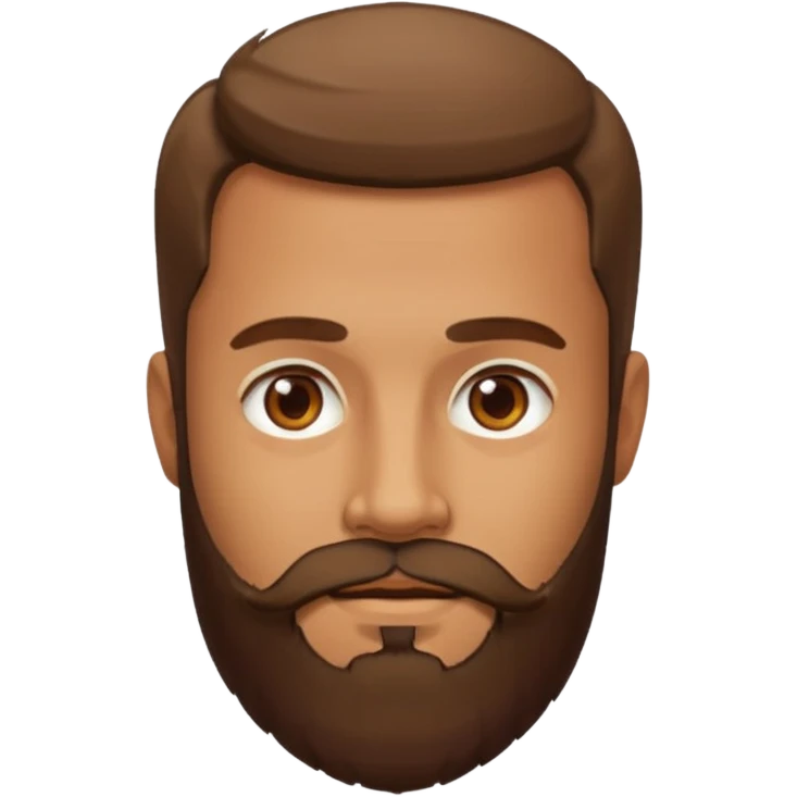 men beard emoji