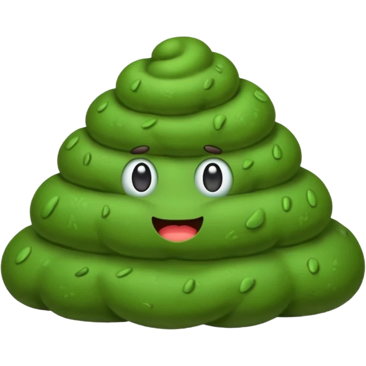 green poop emoji
