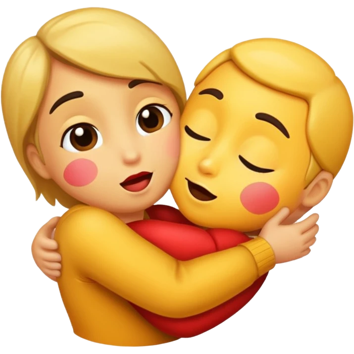Sending hugs and kisses  emoji