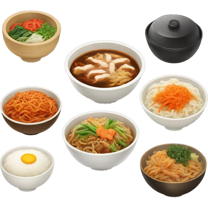 Korean food emoji