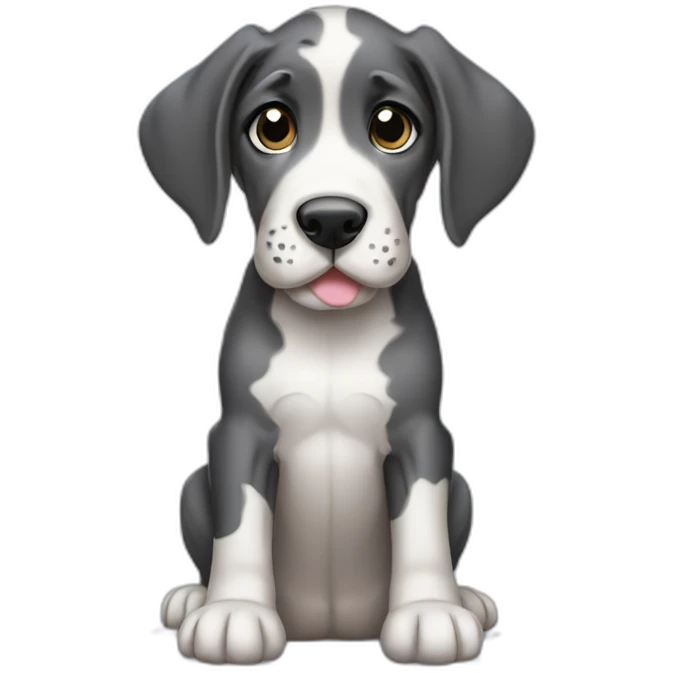 Great Dane puppy emoji