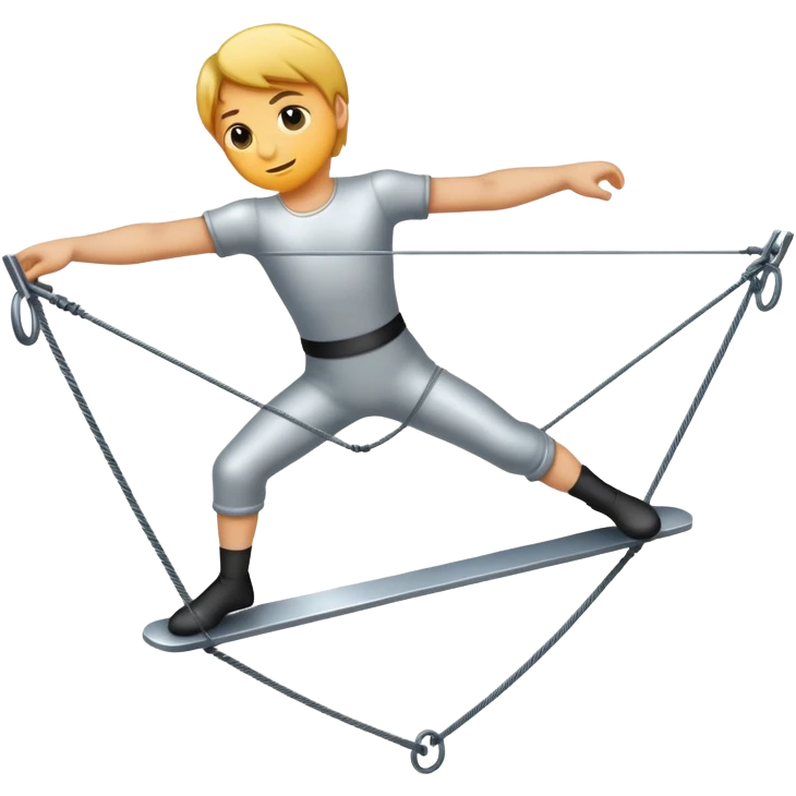 tightrope 
 emoji