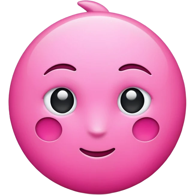 Pink emoji