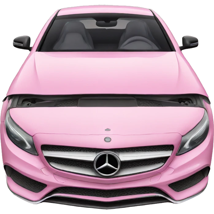 Mercedes pink car emoji
