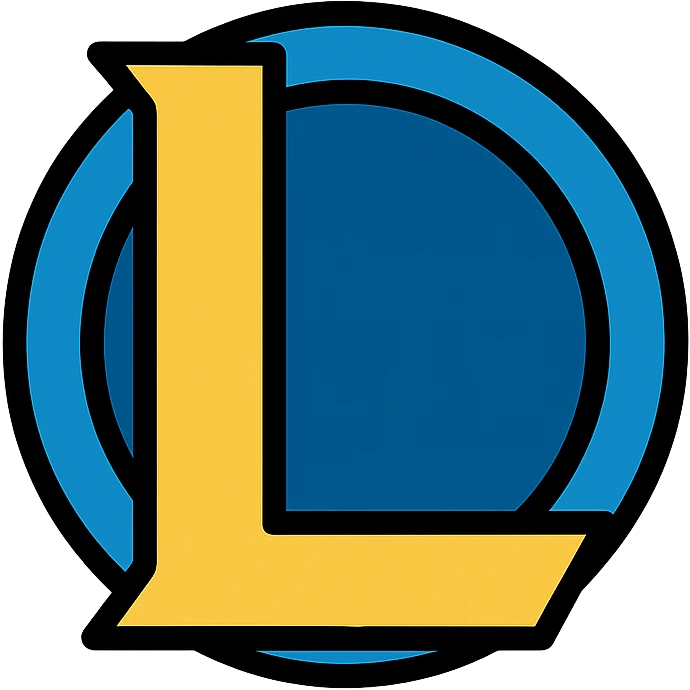 colored League of Legends logo icon emoji