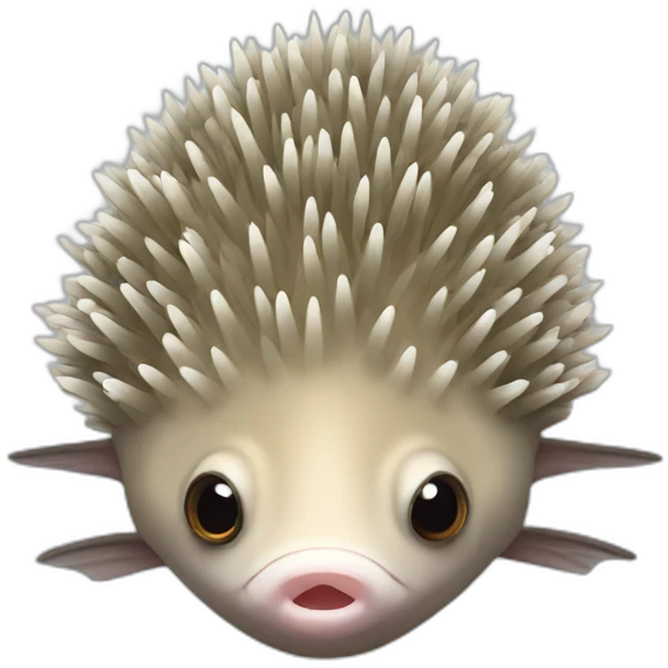 hedgehog fish emoji