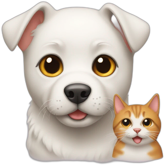 Dog aid cat emoji