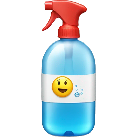 spray bottle water emoji