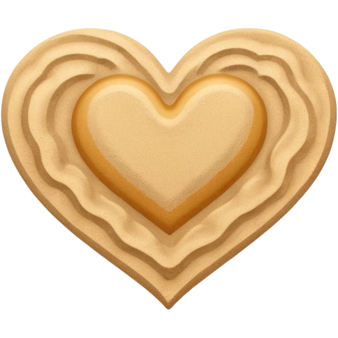 beach themed heart emoji