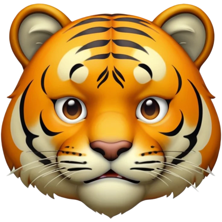 tiger face monkaS meme nervous sweating for Twitch emote emoji