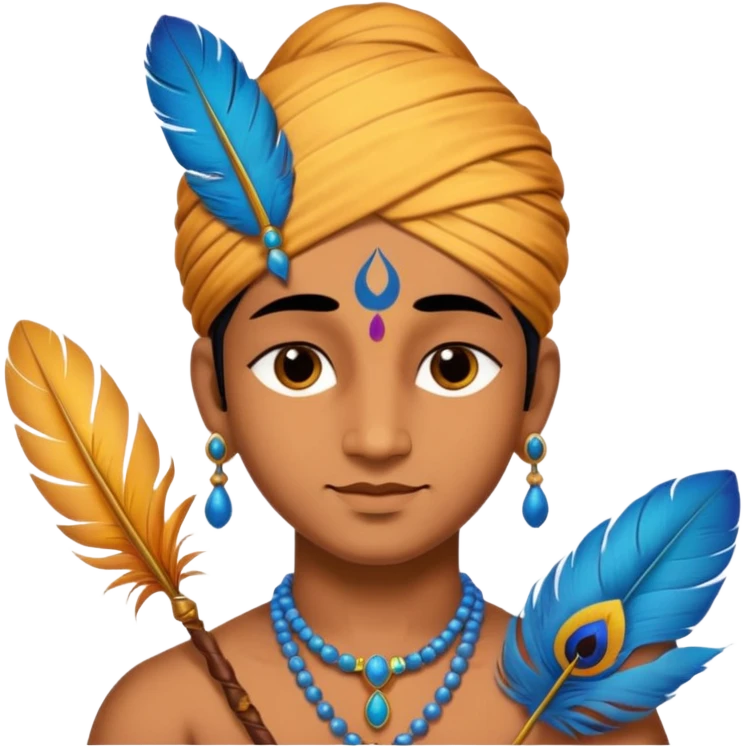 Krishna Feather emoji