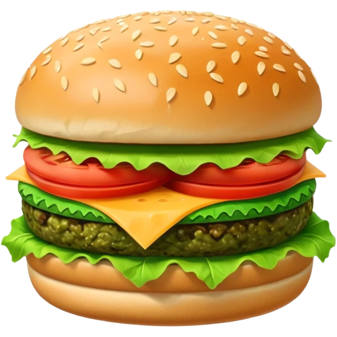 Green Burger emoji