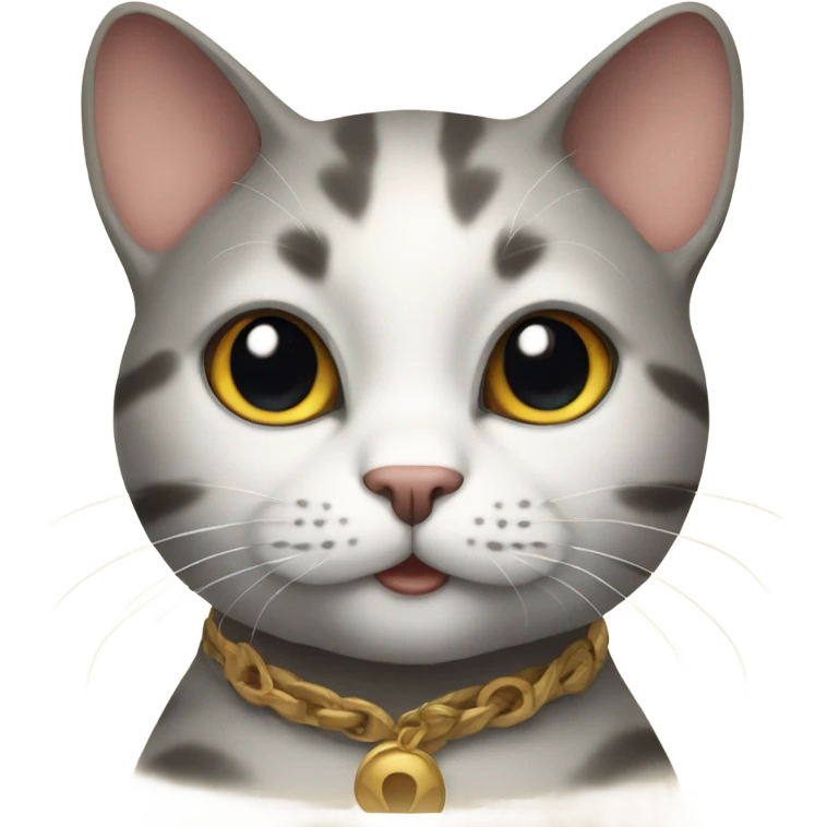 Stereotypical french cat emoji