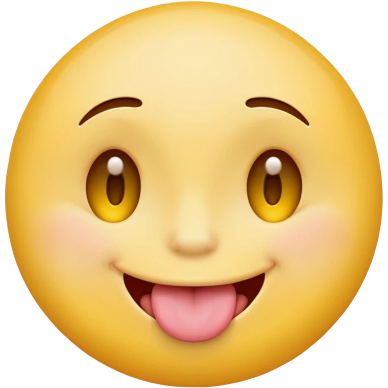 original emoji look yellow circle with one eye closed tongue out  emoji