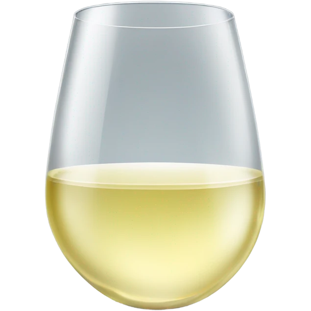 Glass of sav blanc wine  emoji