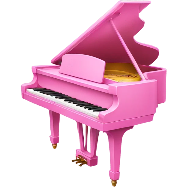 pink piano emoji