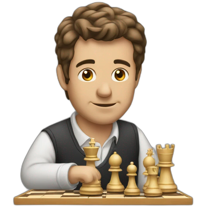 man plays in chess emoji