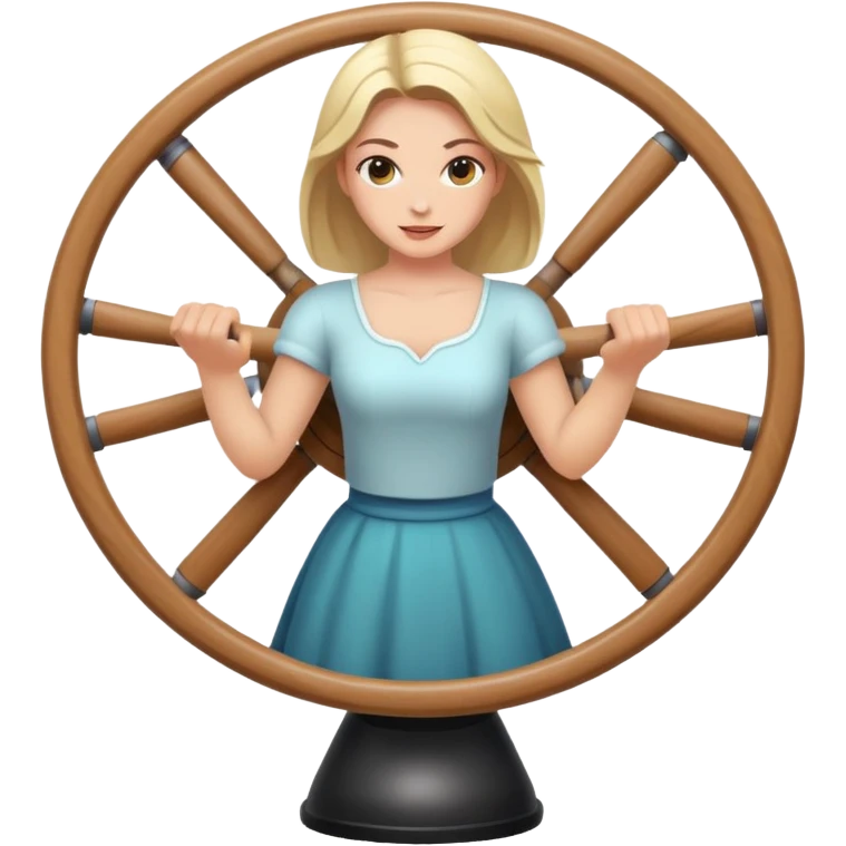 female spinning emoji