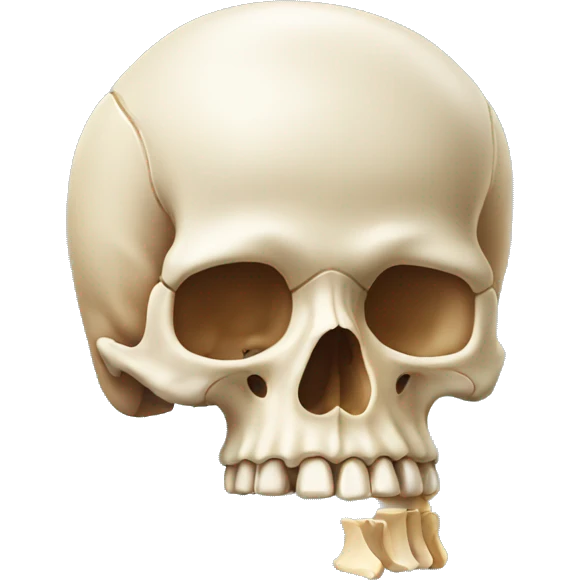 Bone part of human anatomy  emoji