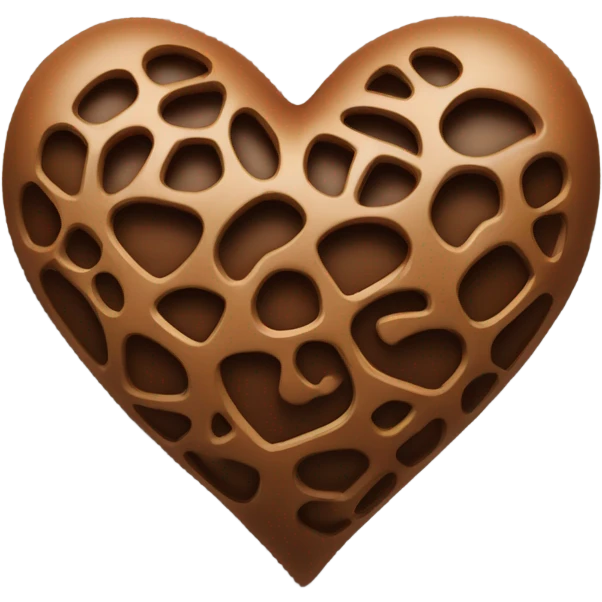 brown atomicheart  emoji