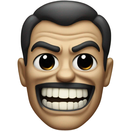 Evil guy laughing  emoji