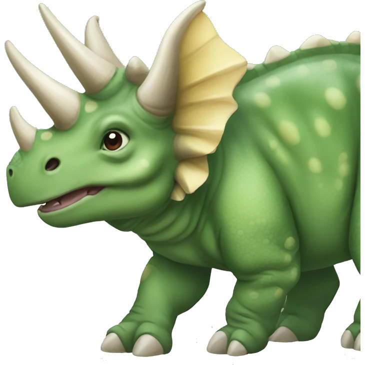 Triceratops emoji