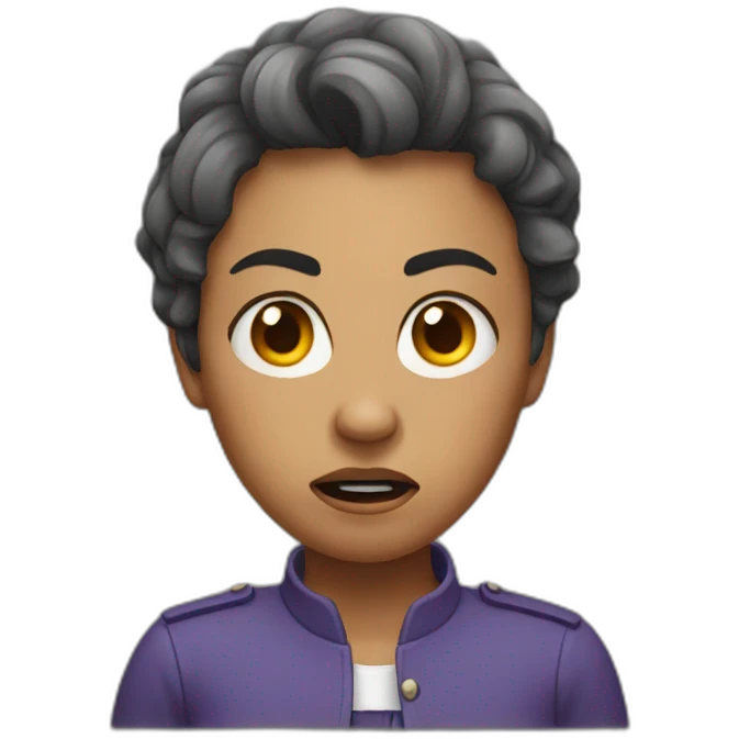 angry lesbian emoji
