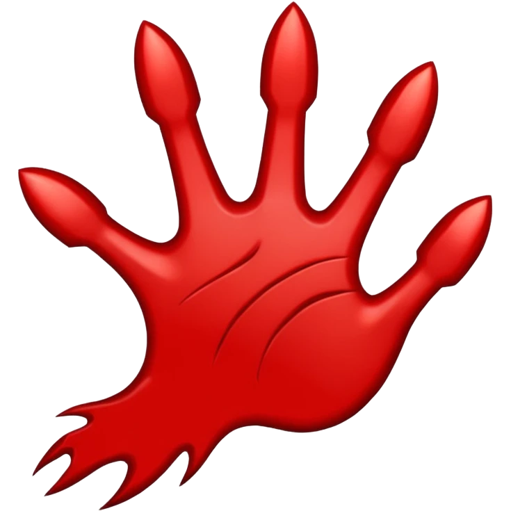 Claw scratch mark emoji