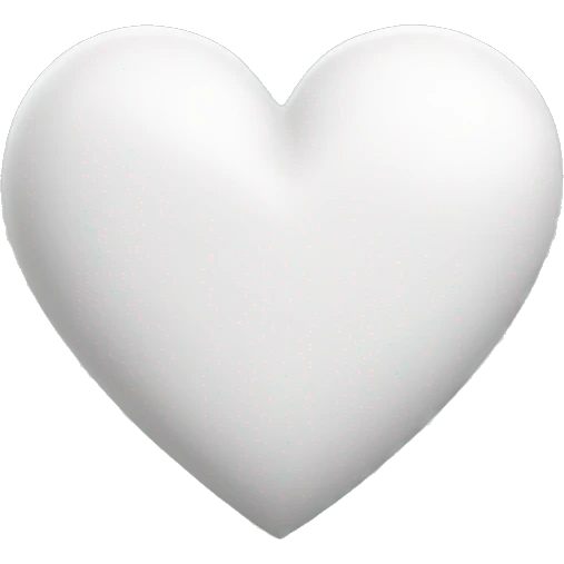 white heart emoji