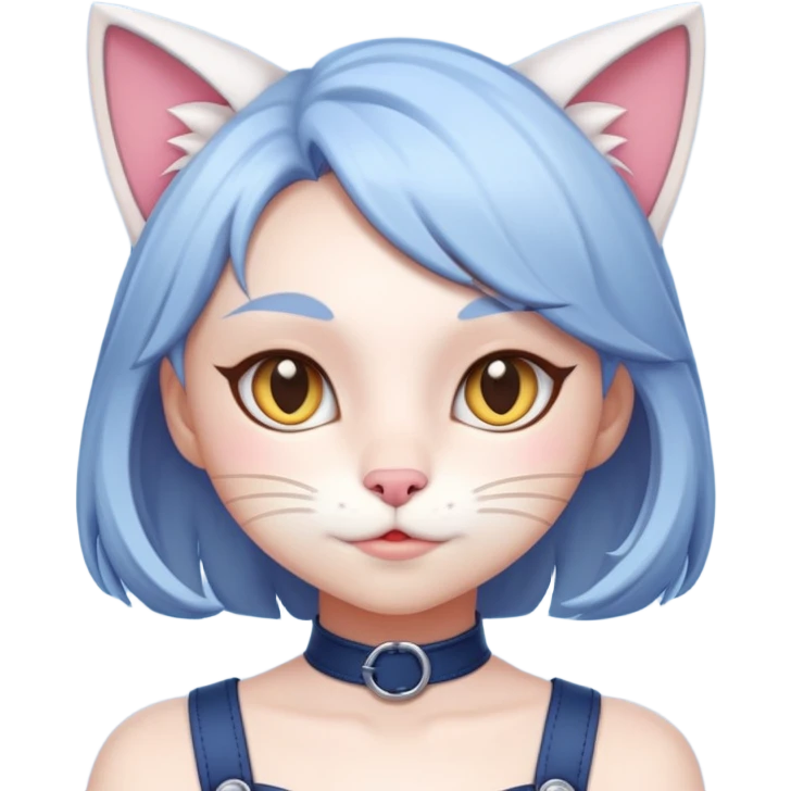 Кроме арт с Кошко девушкой emoji